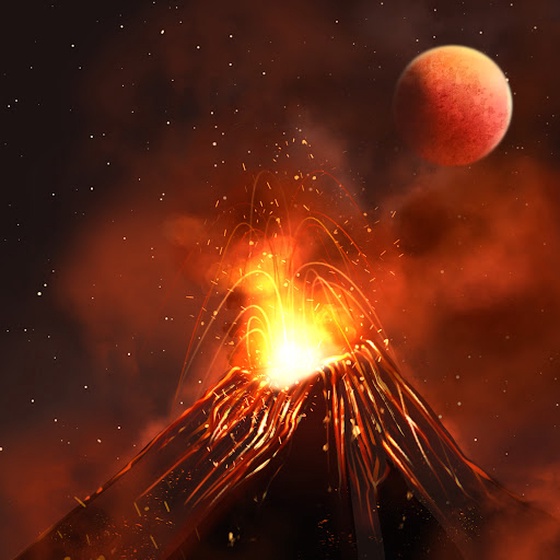 Volcanic eruption