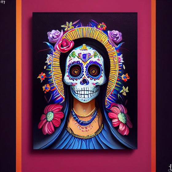 sugar skull #177