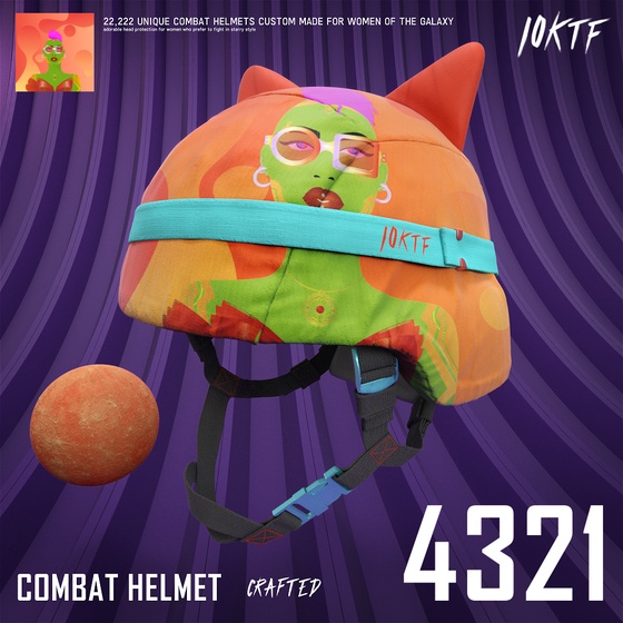 Galaxy Combat Helmet #4321