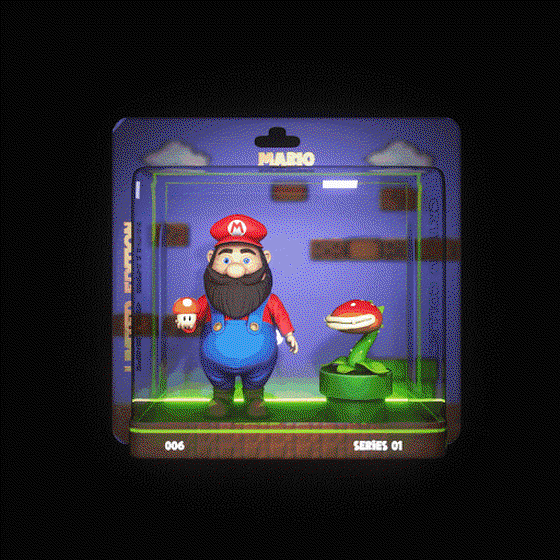 Elvin Gnome / Series 01 #006 - Mario