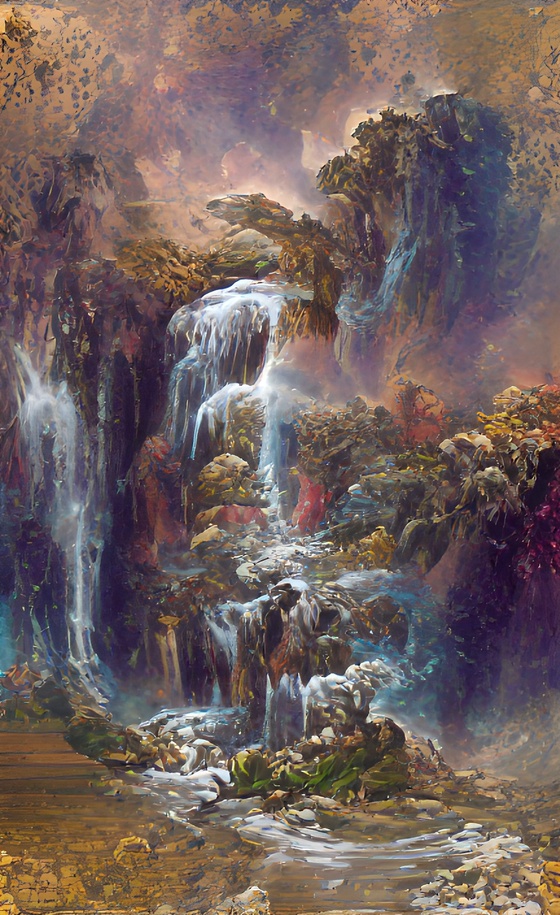 WATERFALL IN THE FOREST