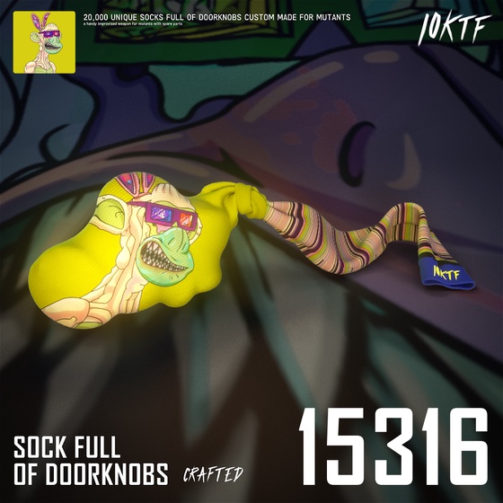 Mutant Sock Full of Doorknobs #15316