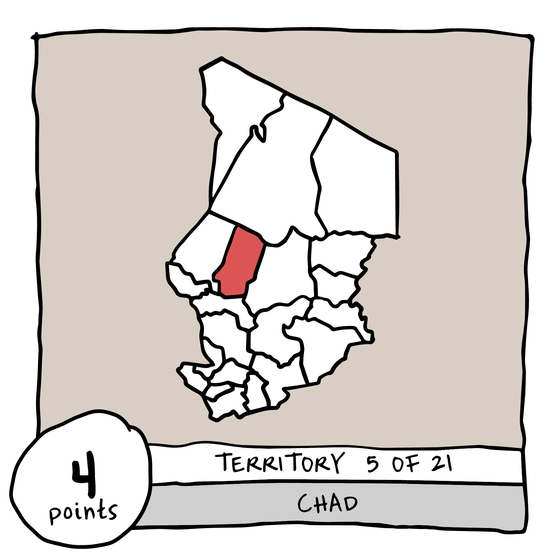 Territory 5/21 - Chad (Bahr el Gazel)
