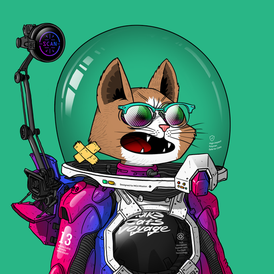 Mars Cat in Spacesuit #1393