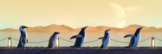 Five Penguins #2836