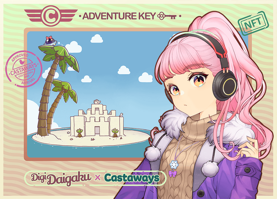 DigiDaigaku Genesis Adventure Key Castaways #1585 - Parker