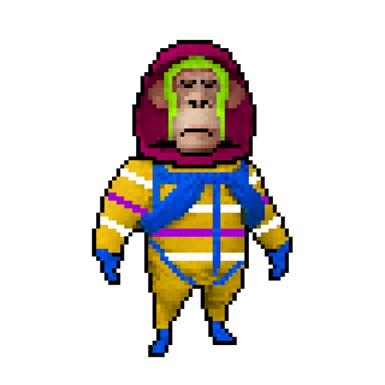 Pixel Radioactive Ape #1072