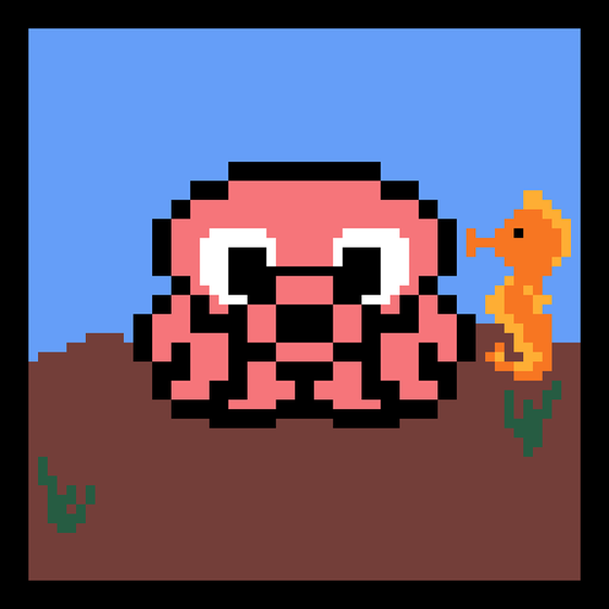 Pixel Squid #863