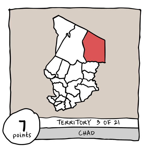 Territory 3/21 - Chad (Ennedi)