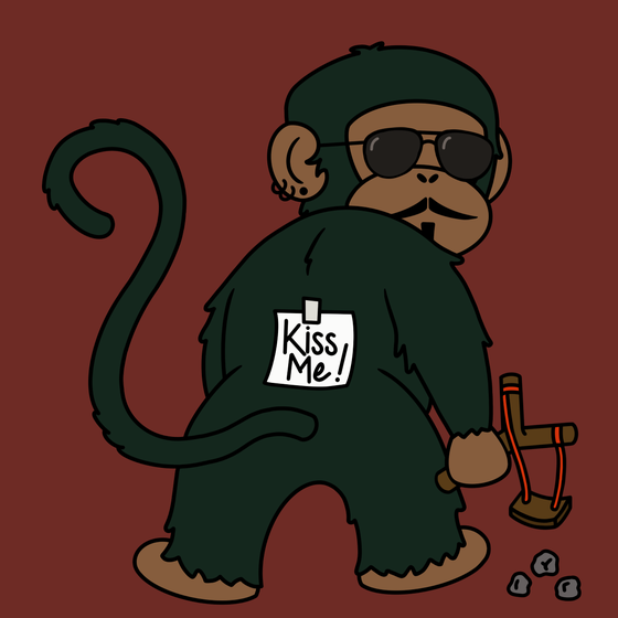 Kiss Me Monkey #8148