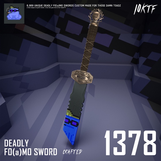 Toadz Deadly FO(a)MO Sword #1378