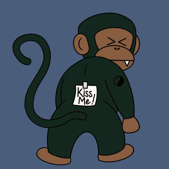 Kiss Me Monkey #1003