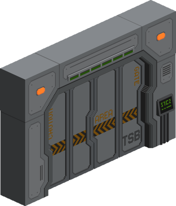 Sci-fi Slider Modular Gate