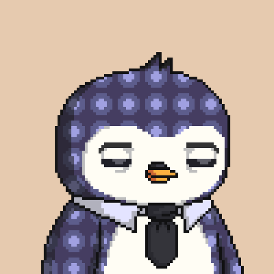 Pudgy Peaceful Penguin #509