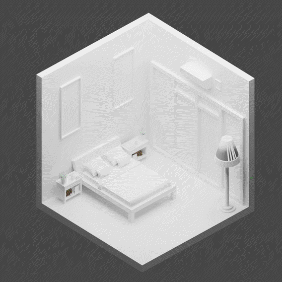 3D Room #456