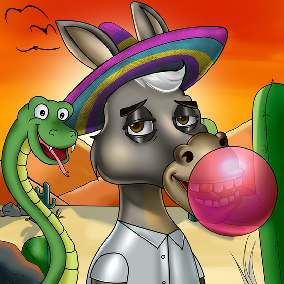 Sombrero Donkey #697