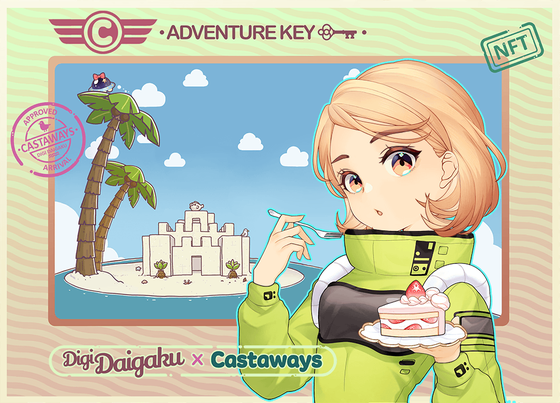 DigiDaigaku Genesis Adventure Key Castaways #1478 - Yukie