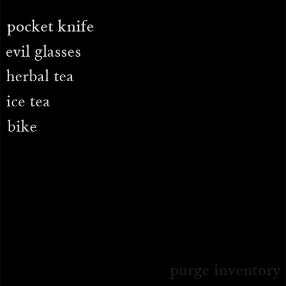 Purge Inventory #2248