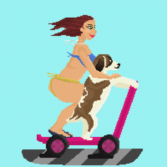 Bad Bitches On A Scooter #9980