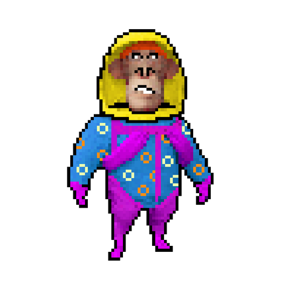 Pixel Radioactive Ape #57