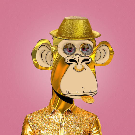 Golden Bored Ape