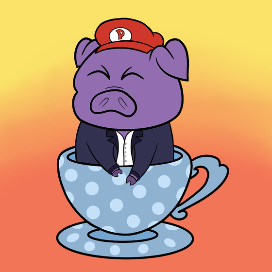 Lucky Teacup Piggy Club #628