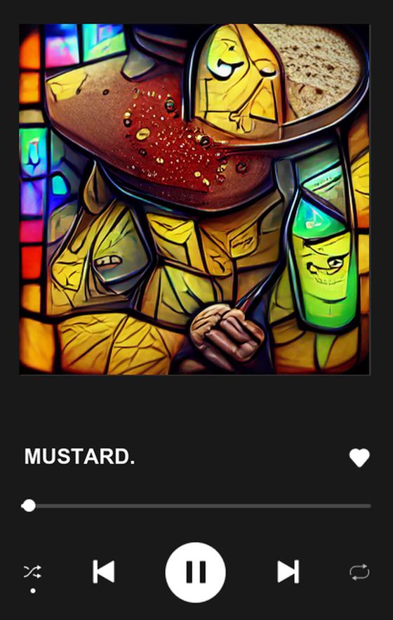 MUSTARD.