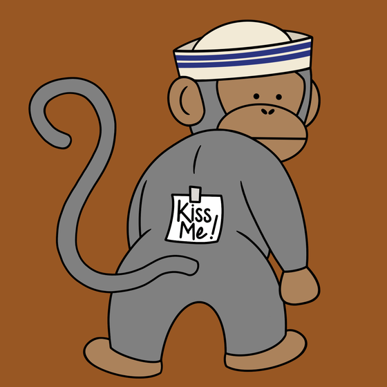 Kiss Me Monkey #5790