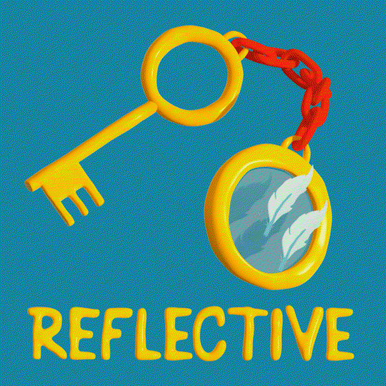 Reflective Key #76