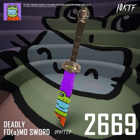 Cool Deadly FO(a)MO Sword #2669