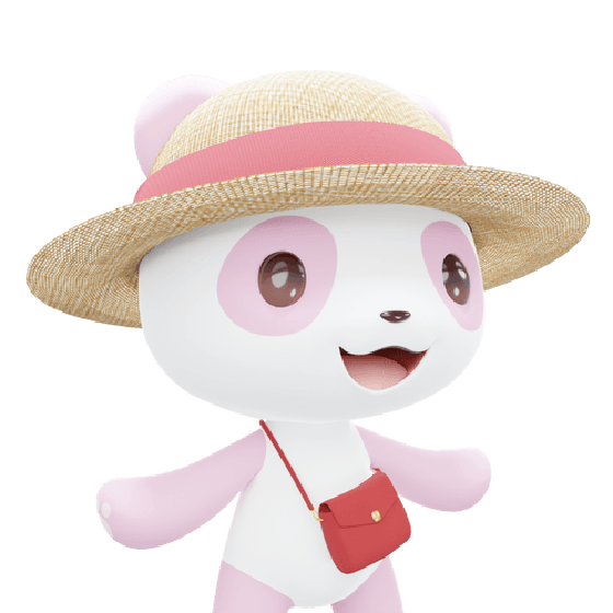 3D LEELEE-Straw hat-Pink-#20010