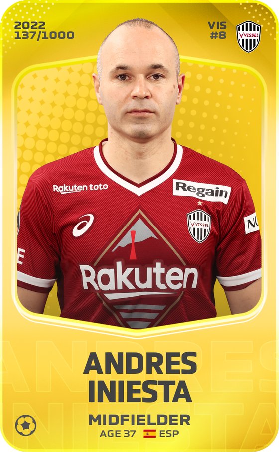 Andres Iniesta 2022-23 • Limited 137/1000