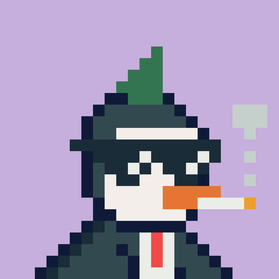 8bit Penguin Chad #107