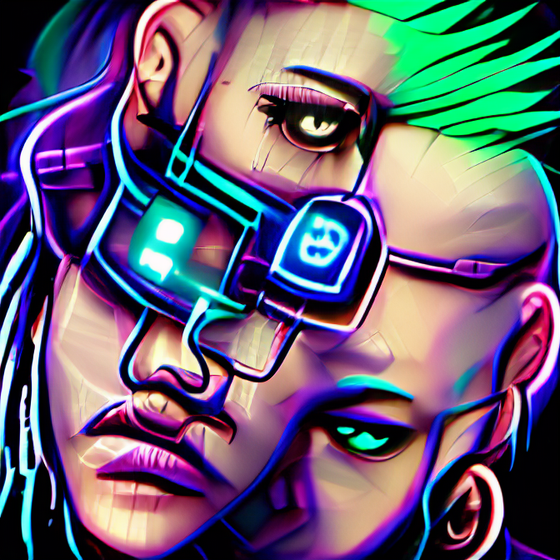 Cyberpunk Portrait 8