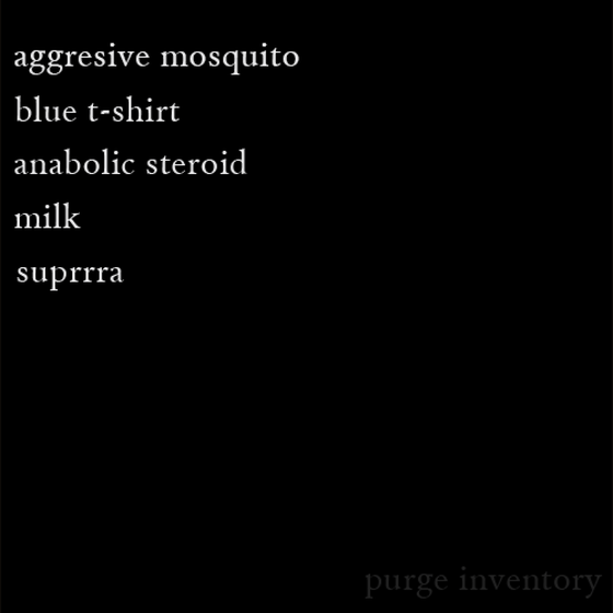 Purge Inventory #333