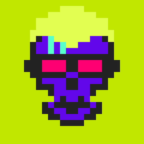 Cyber CryptoSkull #1520