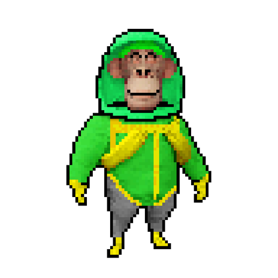 Pixel Radioactive Ape #432