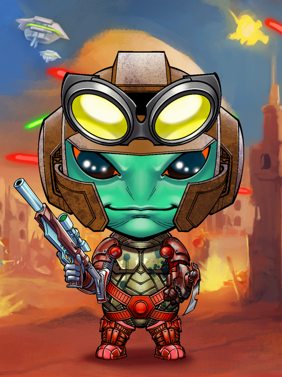 War Mars Soldier #8227