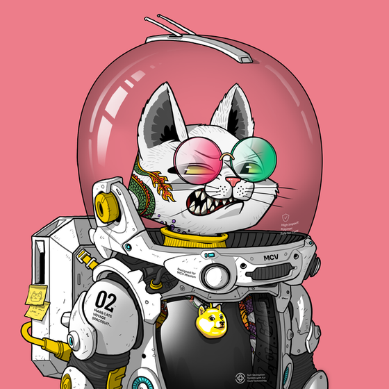 Mars Cat in Spacesuit #175