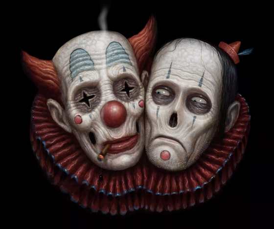 "Siamese Clowns"