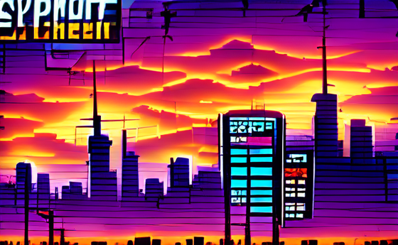 Cyberpunk Sunset 12