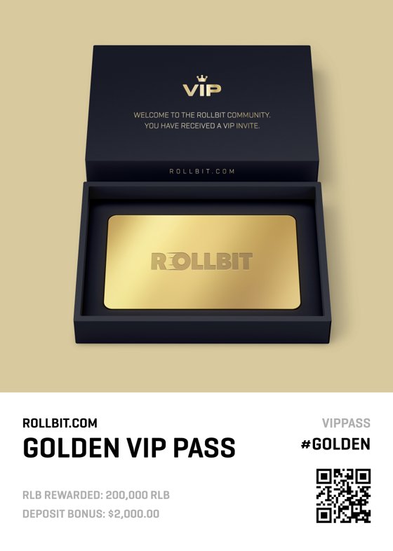 Golden Rollbit VIP Pass