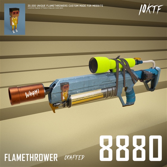 Meebit Flamethrower #8880