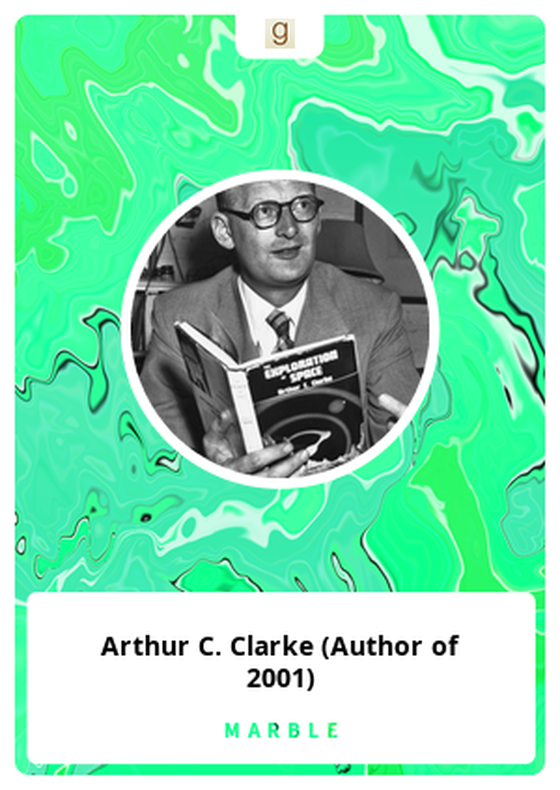 Arthur C. Clarke (Author of 2001)