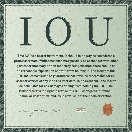 IOU #19