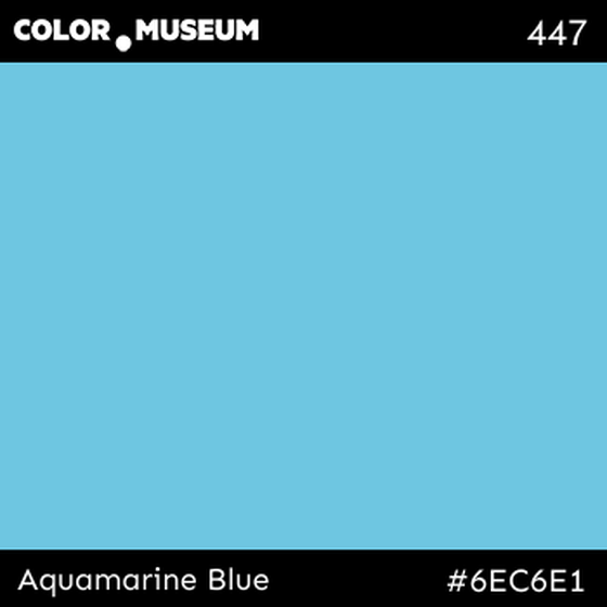 Aquamarine Blue