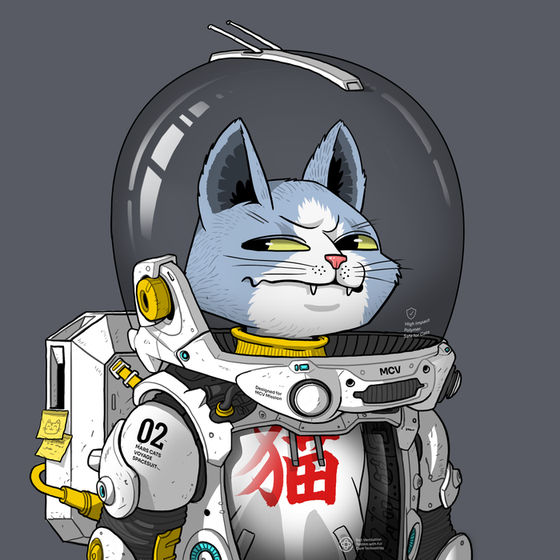 Mars Cat in Spacesuit #640