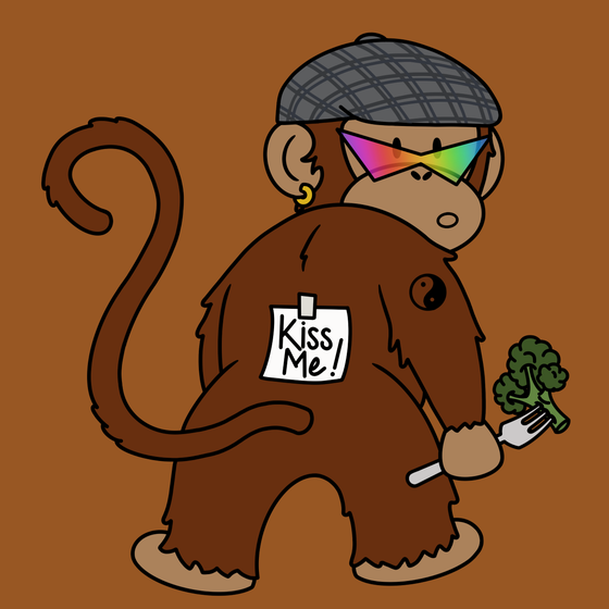 Kiss Me Monkey #1261