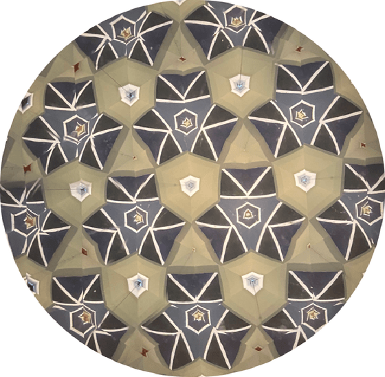 Geometric Painting through Kaleidoscope #12