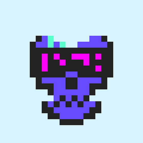 Cyber CryptoSkull #486